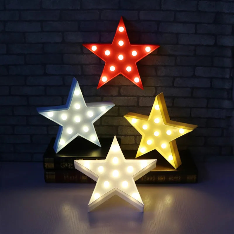 lampe led 3d nuage étoile lune veilleuse cadeau enfants décoration