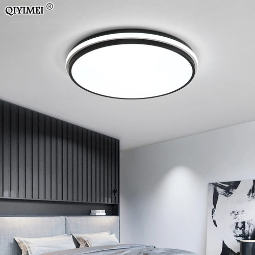 plafonnier moderne à leds avec télécommande et gradation