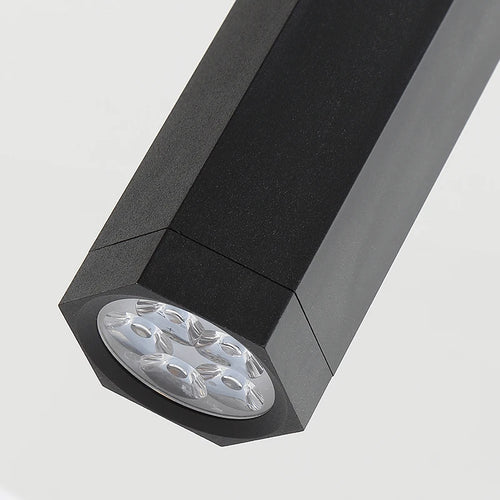 lustre hexagonal moderne pour décoration industrielle créative
