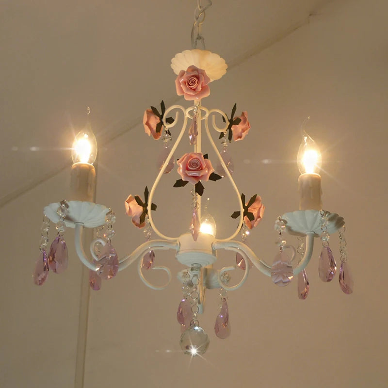 lustre moderne en cristal pour mariage et restaurant - vue 3 sur 14