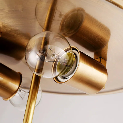 plafonnier en cuivre design pour intérieur moderne élégant