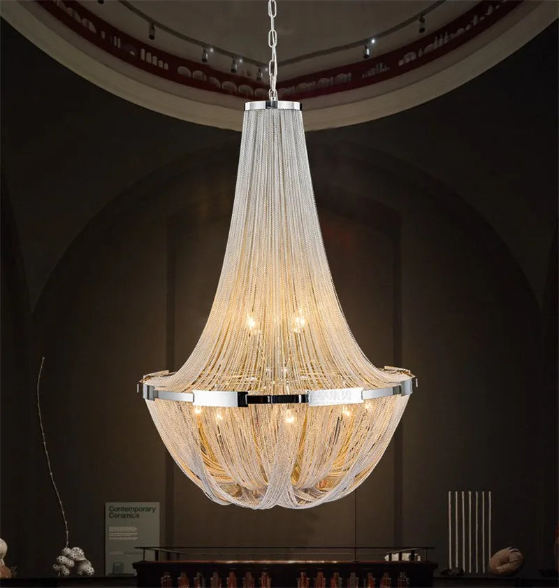 suspension moderne en aluminium design pour un éclairage élégant - vue 4 sur 9