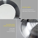 led downlight plafond argenté brillant lumière led
