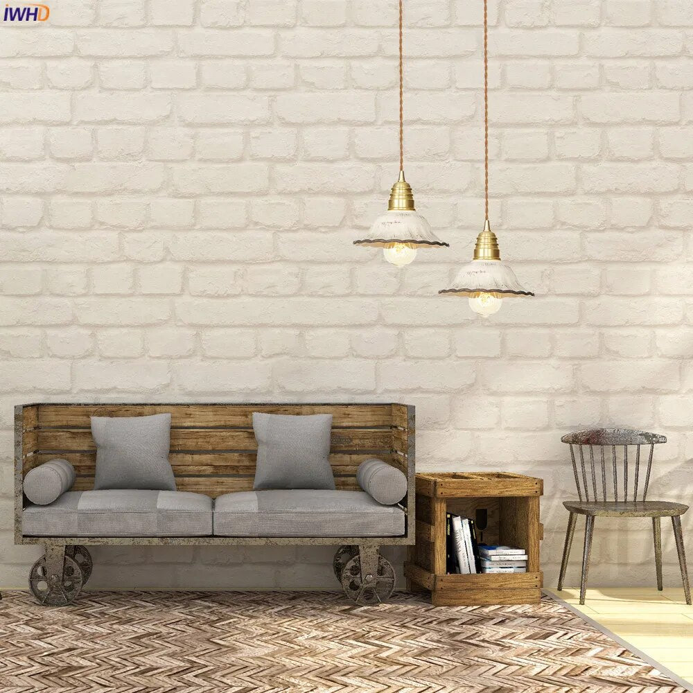suspension led moderne nordique maison cuivre verre - vue 5 sur 17