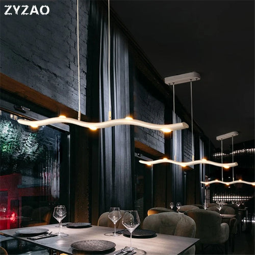 suspension moderne en aluminium pour décoration industrielle