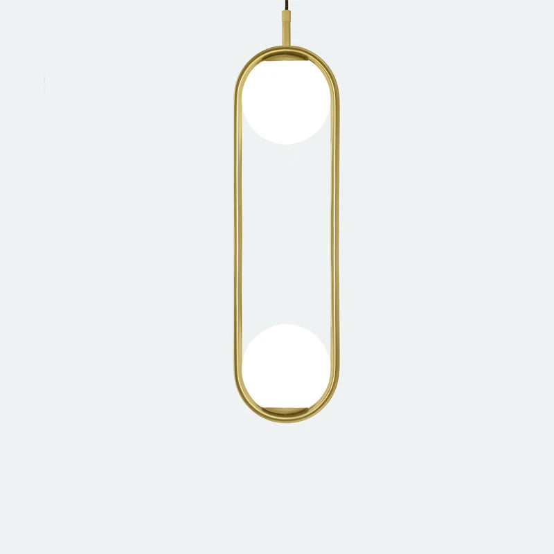 suspension vintage industrielles avec boule de verre - vue 7 sur 8