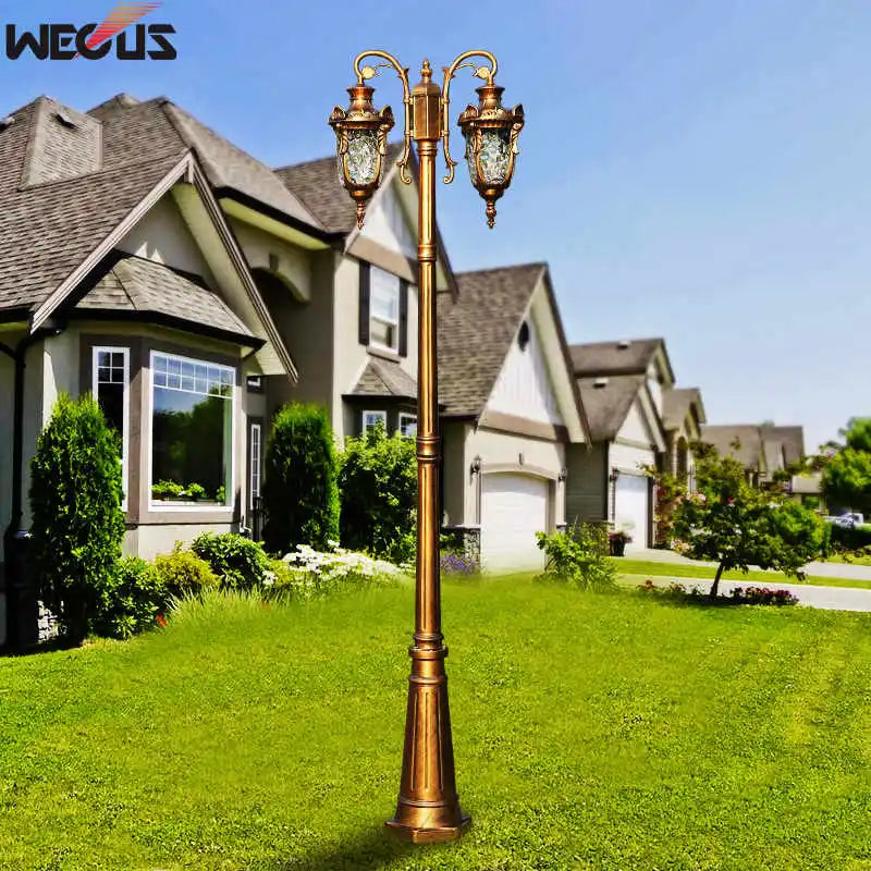 lampadaire led européen éclairage extérieur industriel pour jardin et route - vue 5 sur 10