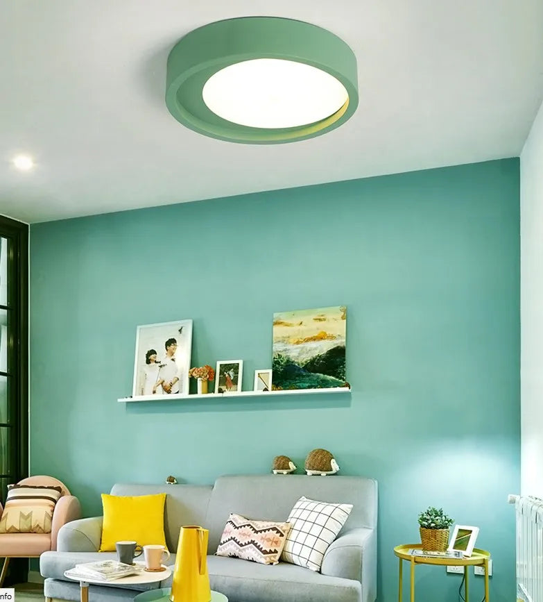 plafonnier moderne à led pour chambre d'enfant et salon - vue 6 sur 6