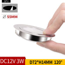 Stainless steel waterproof LED spotlight for outdoor and boat
