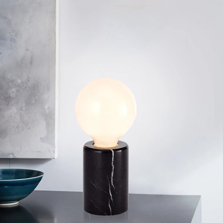 lampe de table moderne en verre nordique led décoration - vue 3 sur 5