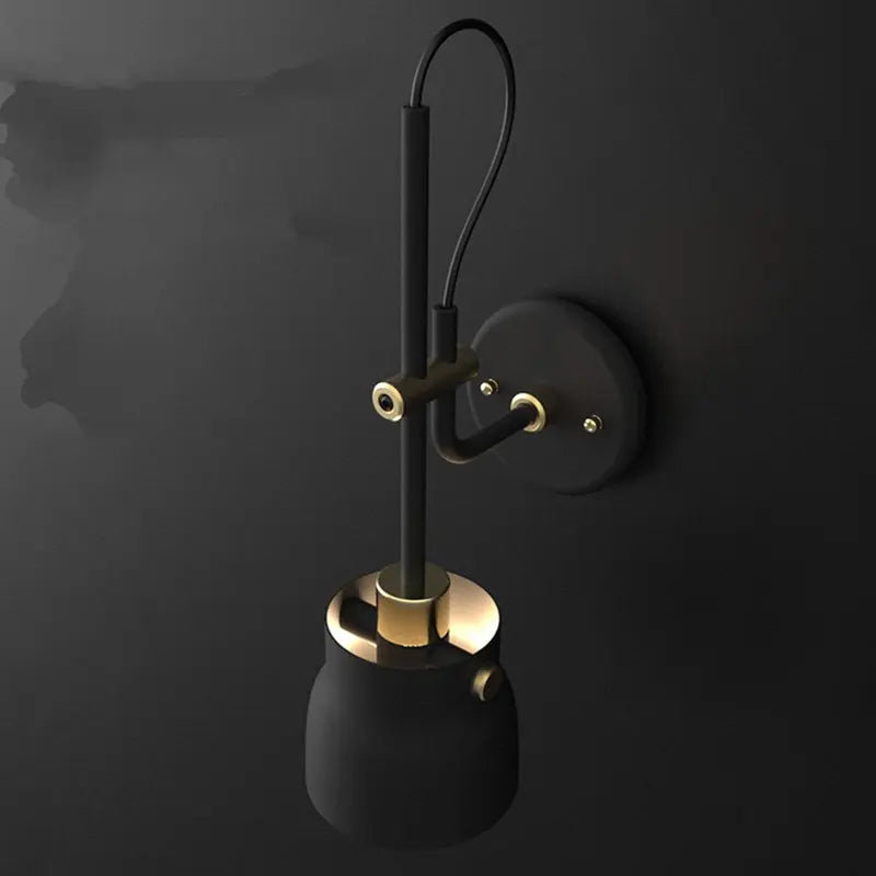 Applique led vintage fer loft bar salle bain chambre - vue 3 sur 6