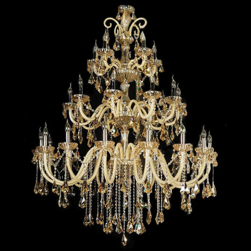 lustre moderne en cristal pour un éclairage élégant et raffiné - vue 4 sur 8