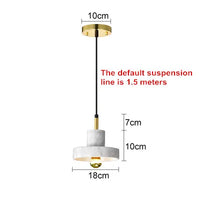 Nordic marble chandeliers post-modern minimalist bar, living room, dining room, bedside decorative lamps and lanterns