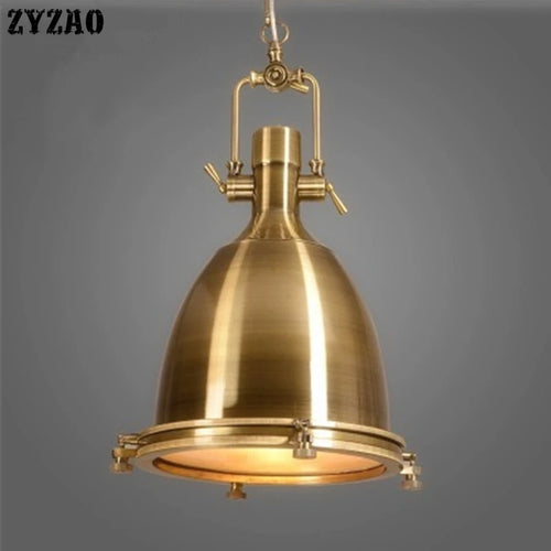suspension vintage en fer industriel pour décoration rétro
