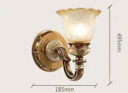 applique murale vintage rétro luminaire de luxe européen - vue 5 sur 11