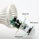 capteur de mouvement infrarouge avec lampe à led intelligente