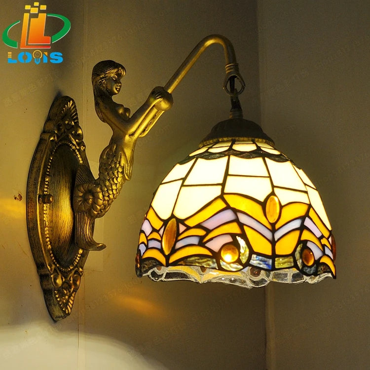 applique murale style européen pour éclairage intérieur et extérieur - vue 7 sur 8