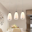 suspension led moderne en verre pour maison