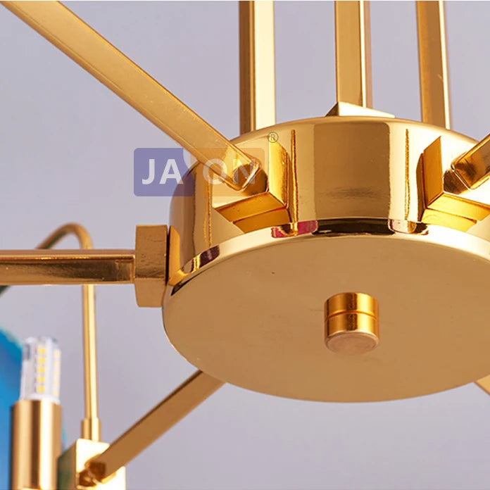 suspension design ronde en agate de fer moderne - vue 7 sur 11