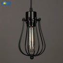 suspension vintage en métal noir pour éclairage intérieur