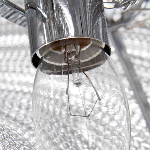suspension rétro en fer et aluminium pour intérieur - vue 6 sur 6