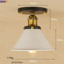 Plafonniers LED Sahde blanc pour salon chambre Edison éclairage plafonnier Vintage Plafond industriel LED Luminaria