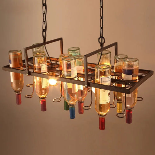 suspension créative en forme de bouteille pour décoration intérieure