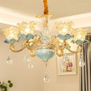lustre sol duplex style européen céramique