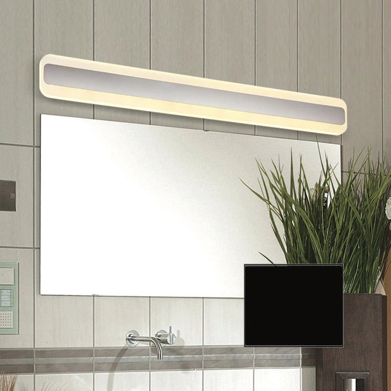 lampe led étanche anti-buée pour miroir moderne - vue 3 sur 6