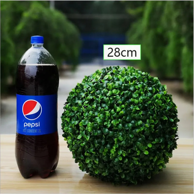 boule de buis artificielle décoration pour jardin mariage et fêtes - vue 8 sur 12