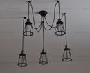 lustre rétro nordique vintage réglable design art spider