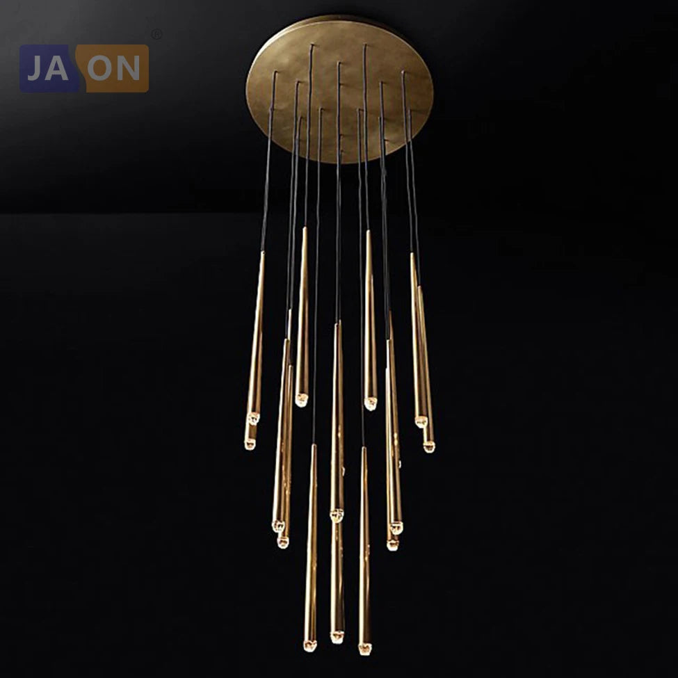 suspension vintage en cristal de fer américain pour intérieur - vue 5 sur 7