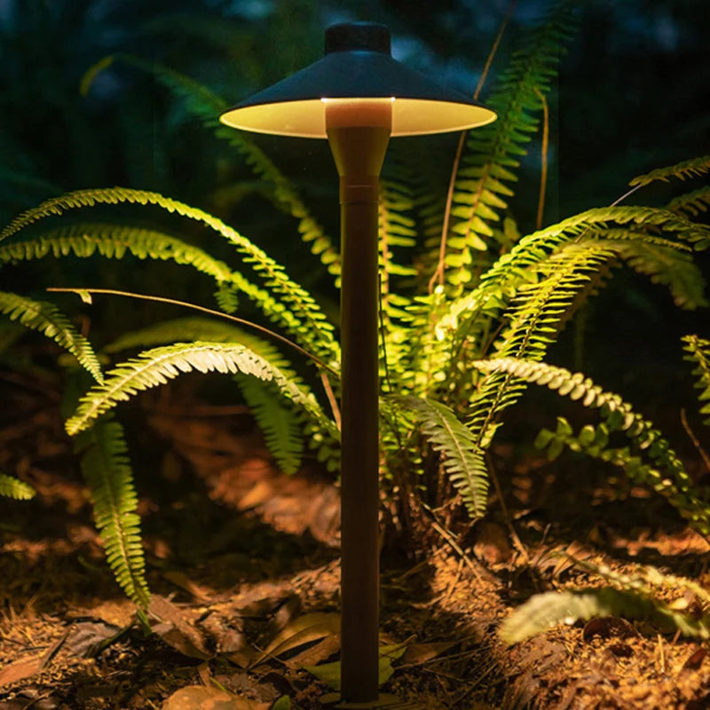 lampe LED champignon aluminium pour éclairage extérieur et jardin - vue 8 sur 8