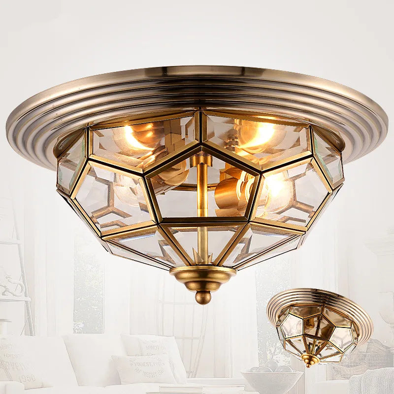 plafonnier en cuivre design pour intérieur moderne élégant - vue 7 sur 6