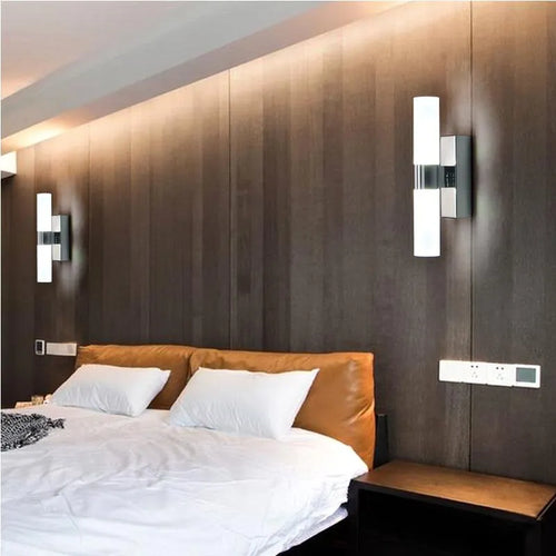 Lumière de miroir LED en acier inoxydable pour salle de bains AC85-265V 6W - vue 5 sur 6