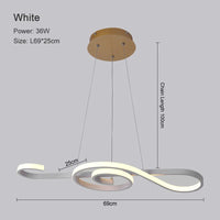lustre nordique moderne led pour décoration intérieure