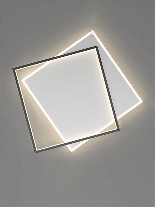 Modern minimalist LED chandelier for indoor decor - vue 7 sur 8