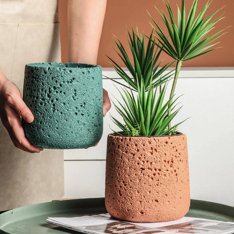 moule en silicone pour pot de fleurs créatif et nordique