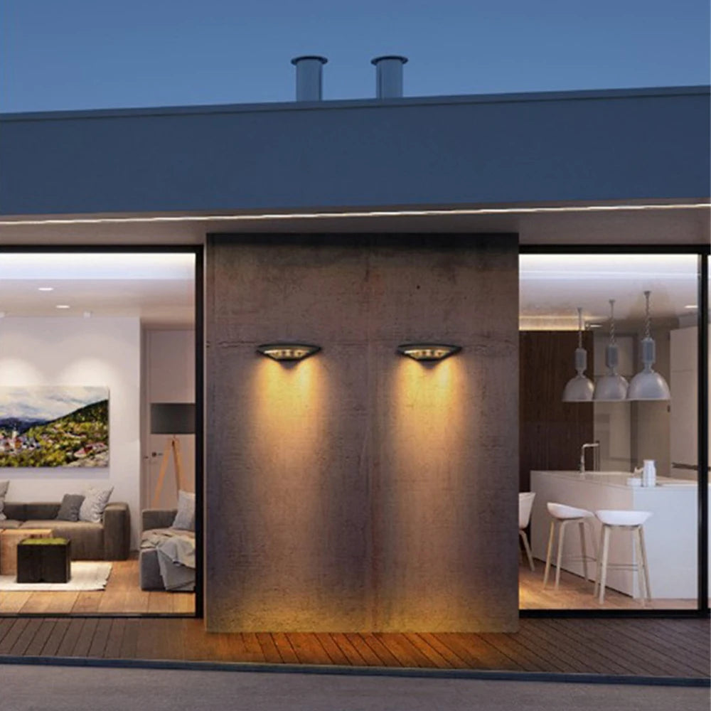 applique murale extérieure en forme de soucoupe volante décorative - vue 2 sur 7