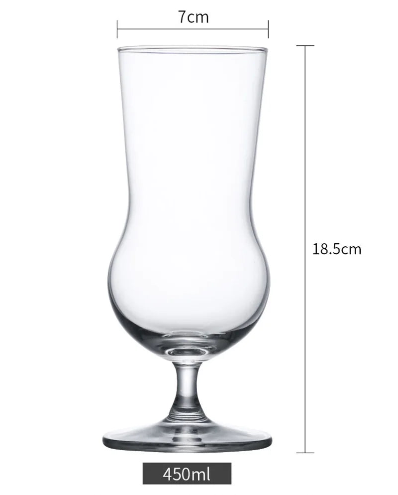 Verres collins en cristal sans plomb motif strié