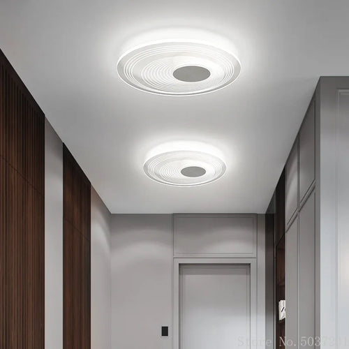 plafonnier led minimaliste en aluminium acrylique de style géométrique