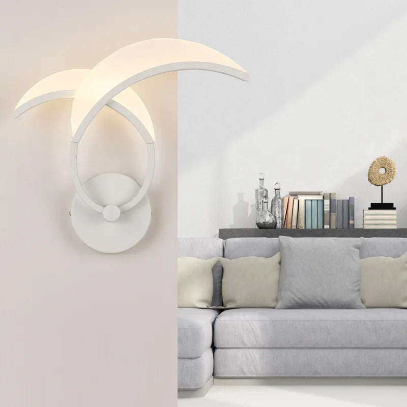 applique murale led acrylique moderne éclairage décoratif - vue 6 sur 14