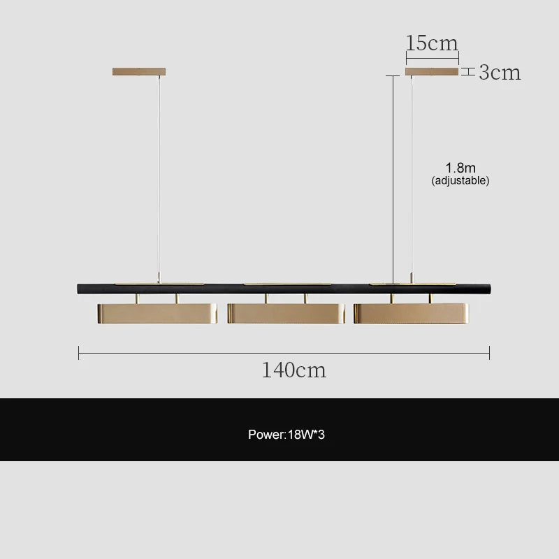 Modern minimalist Nordic designer chandelier for luxury spaces
