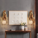 applique murale créative écureuil hibou pour chambre enfant