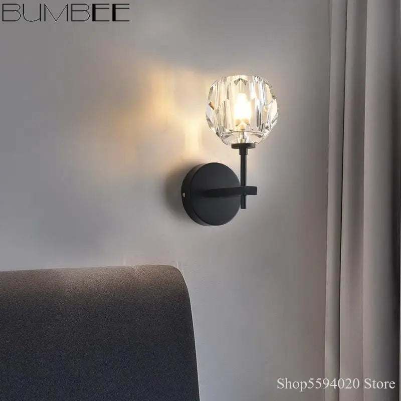 applique murale en cristal postmoderne pour décoration intérieure élégante - vue 5 sur 10