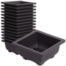 15 PCS 4.7 Inch Flower Pot, Square Plastic Bonsai Training Pot, Flower Succulent Flower Pot Container, for Garden, Interior, Home