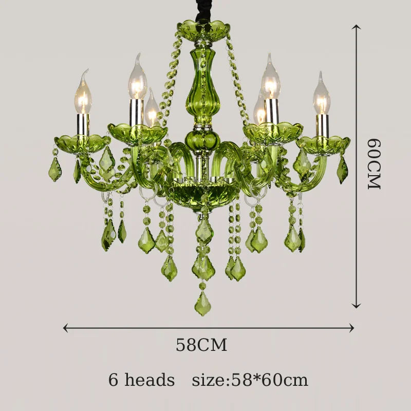 lustre en cristal de luxe pour mariage et restauration - vue 5 sur 13