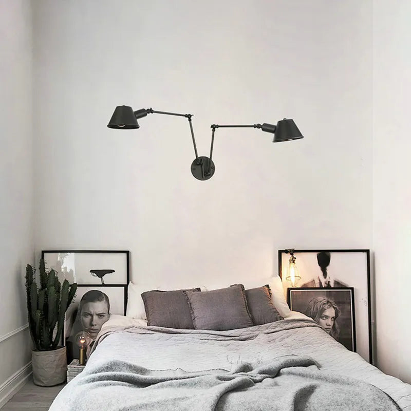 Applique murale noire rustique vintage