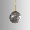 simplistic modern design glass LED pendant light