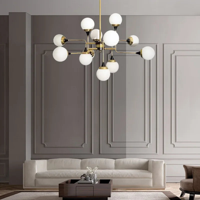 lustre stilnovo design créatif style postmoderne haricot magique - vue 5 sur 7
